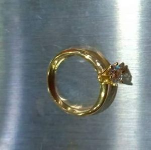 18K Real Gold Ring